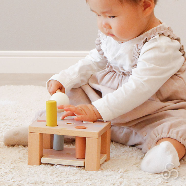 HOPPL（ホップル） HOPPL STACKING BOX TOY キャンディ（棒たたき） CL