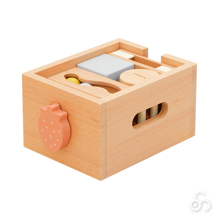 HOPPL（ホップル） HOPPL STACKING BOX TOY いちご（奏でるつみき） CL