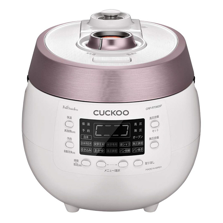 CUCKOO 玄米発芽炊飯器 ツインプレッシャーマイコン 炊飯器 発芽玄米 高圧力 圧力 クク電子 クック CRP-RT0605F