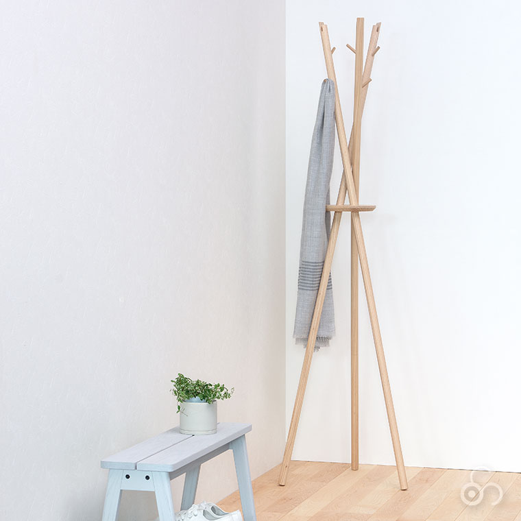 cosine（コサイン） (プレゼント付) Tepee コートスタンド ナチュラル