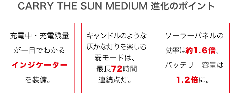 在庫あお得 CARRY THE SUN Medium Cool Bright ベルトカラー：ホワイト 10個セット CTSC-WHM ランタン サンワショッピング - 通販 - PayPayモール 限定品定番