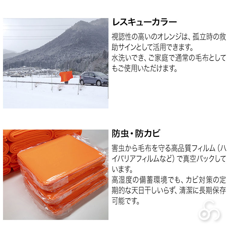 足立織物 非常用圧縮毛布 A4サイズ ニューマイヤー 毛布 コンパクト 備蓄 非常用 災害 被災 避難 EB-201