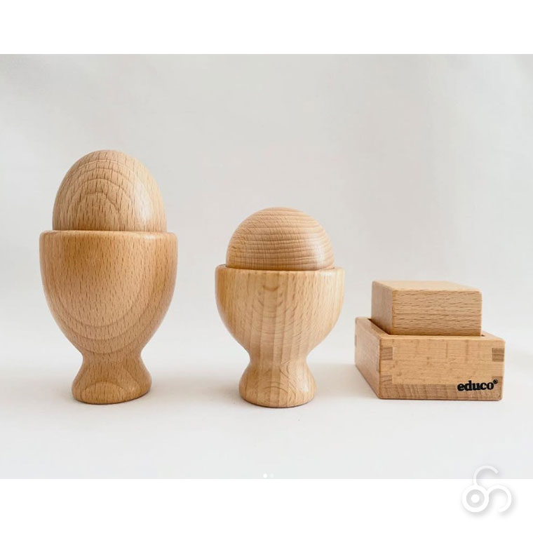 Wobbel XL 木製 知育玩具　シュタイナー　モンテッソーリ Amazon | Wooden Teether 7 in 1 モンテッソーリおもちゃ 木製 知育