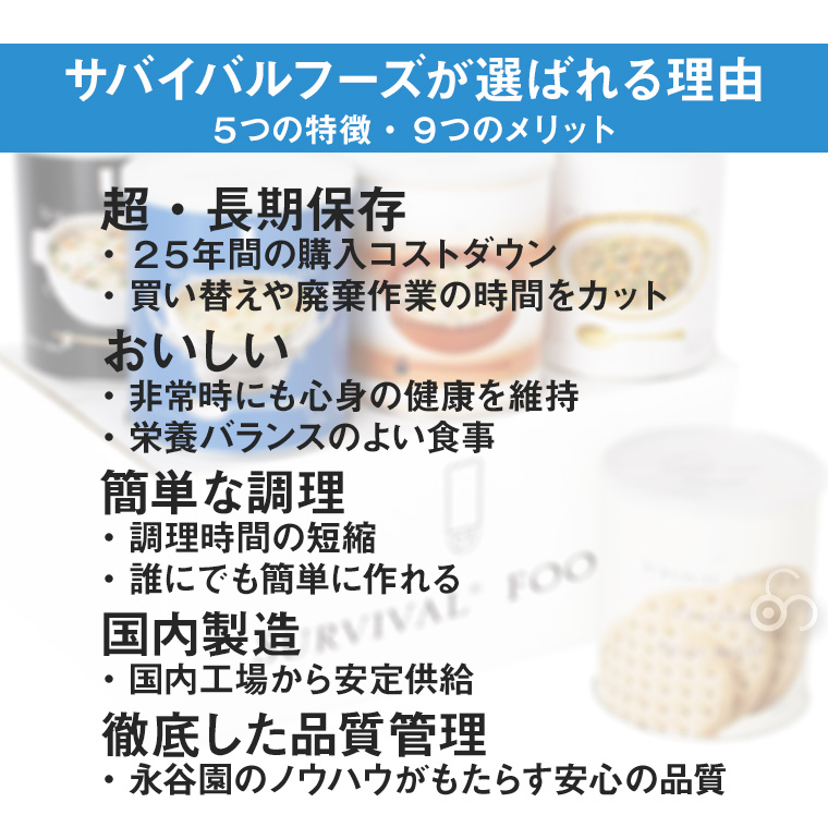 サバイバルフーズ 25年保存食 小缶 バラエティセット 2.5食×6缶セット