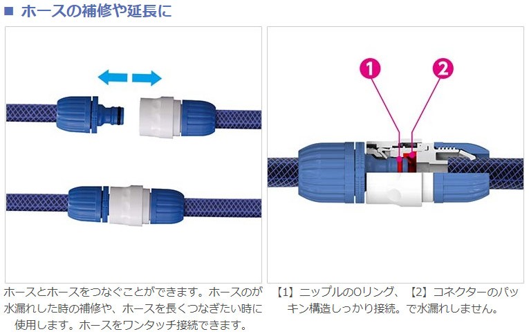 タカギ パチットホースジョイント G039FJ