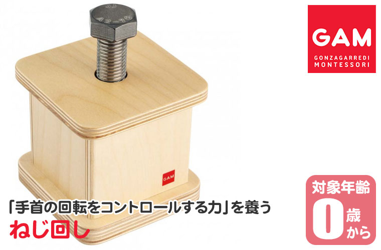 レビュー特典あり) GAM ねじ回し 1MM293 0歳 1歳 1歳半 モンテッソーリ