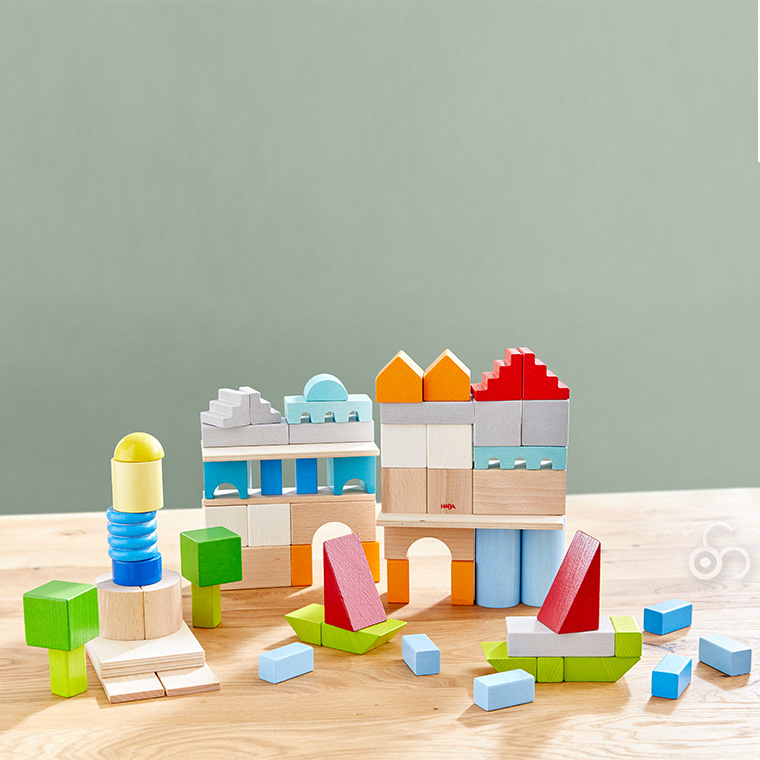 ハバ HABA HABAブロックス・カラ−・マルチセット HA0921 知育玩具 積み木 おもちゃ 1歳 2歳 3歳 4歳 木のおもちゃの画像