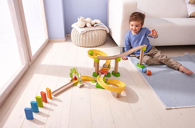 HABA ハバ クラビュー・スタンダードセット HA302056 知育玩具 おもちゃ 1歳 2歳 3歳 木製 車 乗り物 レール 誕生日プレゼント