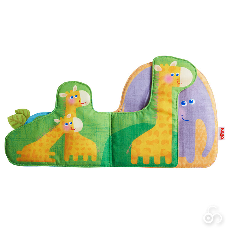 ハバ HABA クロースブック・アニマルズ HA6780 知育玩具 おもちゃ 布絵本 0歳 1歳 2歳 赤ちゃん お祝い プレゼント 男の子 女の子