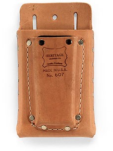 Heritage Leather （ヘリテージレザー） Box Shaped 2-Pkt Pouch ツールポーチ HL607