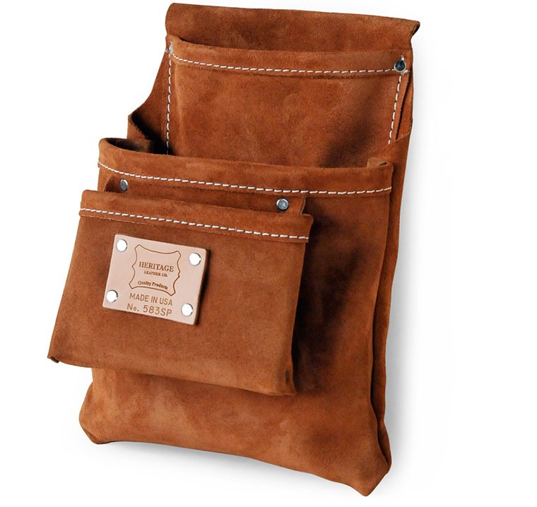 ヘリテージレザー 3-Pkt Professional Suede Leather Pouch 腰袋