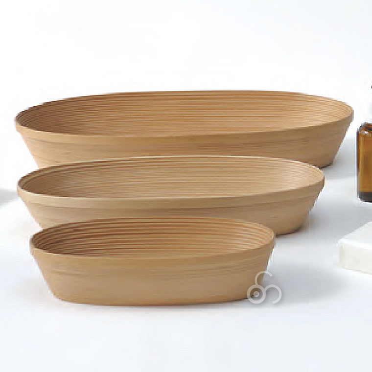 BUNACO（ブナコ） メイクボックス コスメティックボックス oval M IB