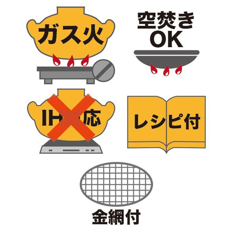 長谷園 燻製用土鍋 くんせい用土鍋 伊賀焼 卓上燻製器 いぶしぎん ミニ
