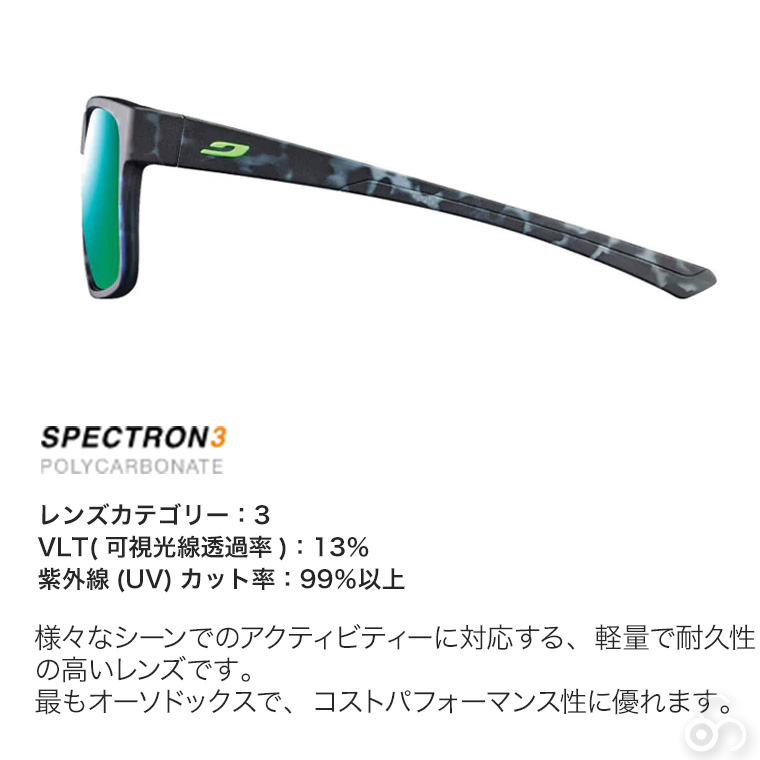 Julbo ジュルボ サングラス KUTA クタ AF Spectron 3 Tortoise/Grey