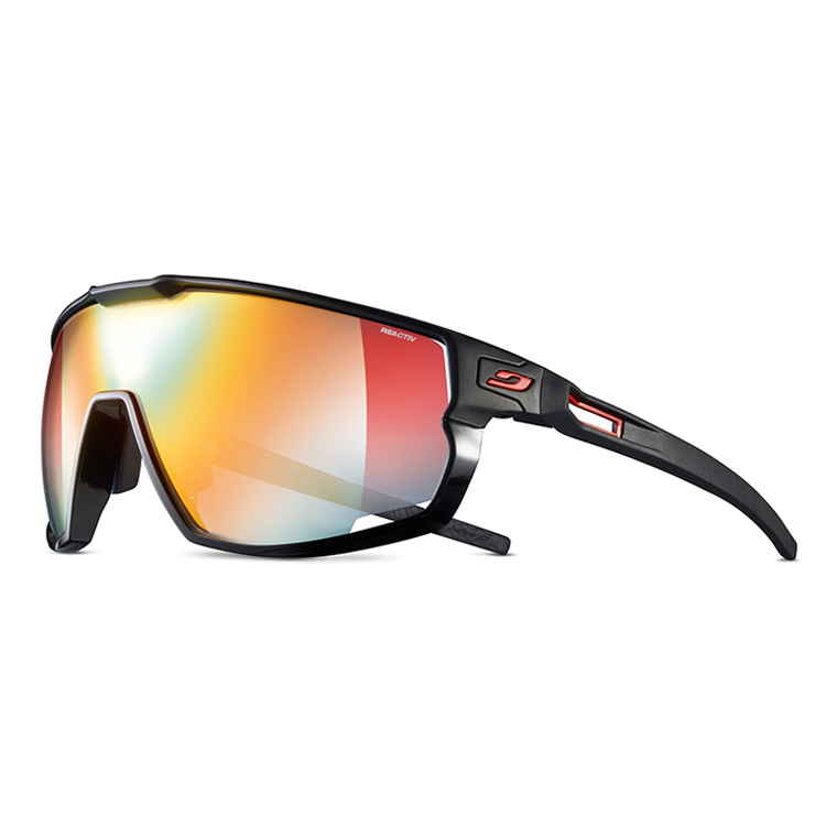 Julbo ジュルボ サングラス RUSH ラッシュ Reactiv 1-3 LIGHT AMPLIFIER Black/Red 調光 ランニング サイクリング 自転車 ロード 太陽光 J5343314｜sun-wa｜03