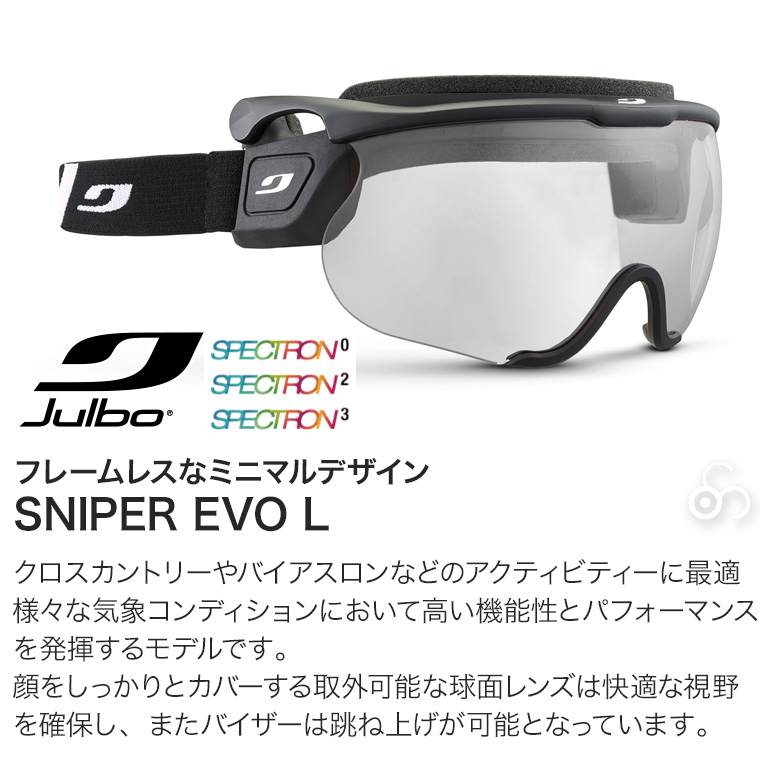 Julbo ジュルボ SNIPER EVO L (スナイパー エボ) Spectron 0・2・3