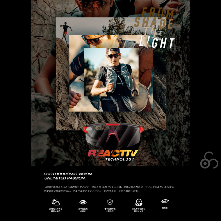 Julbo ジュルボ SNIPER EVO L (スナイパー エボ) Reactiv 0-4 HIGH