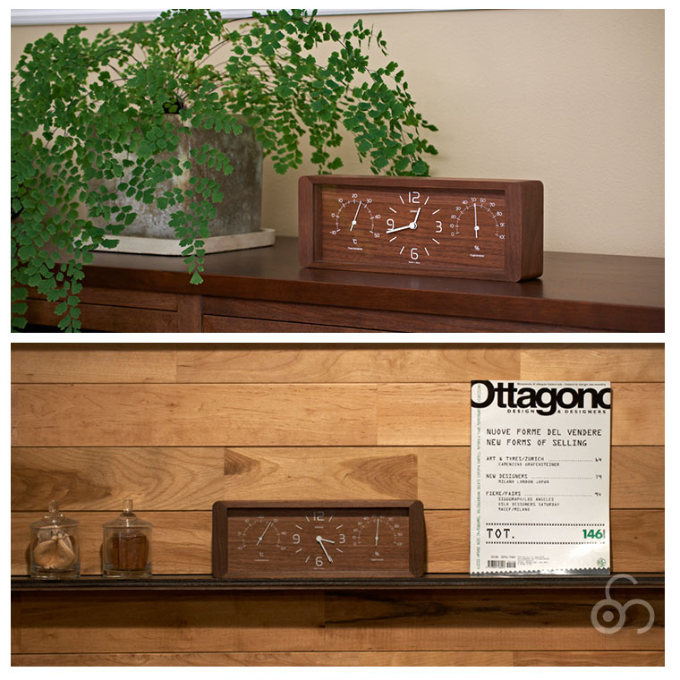 Lemnos（レムノス） Lemnos Yokan ヨーカン LC11-06 置き時計 木製 温