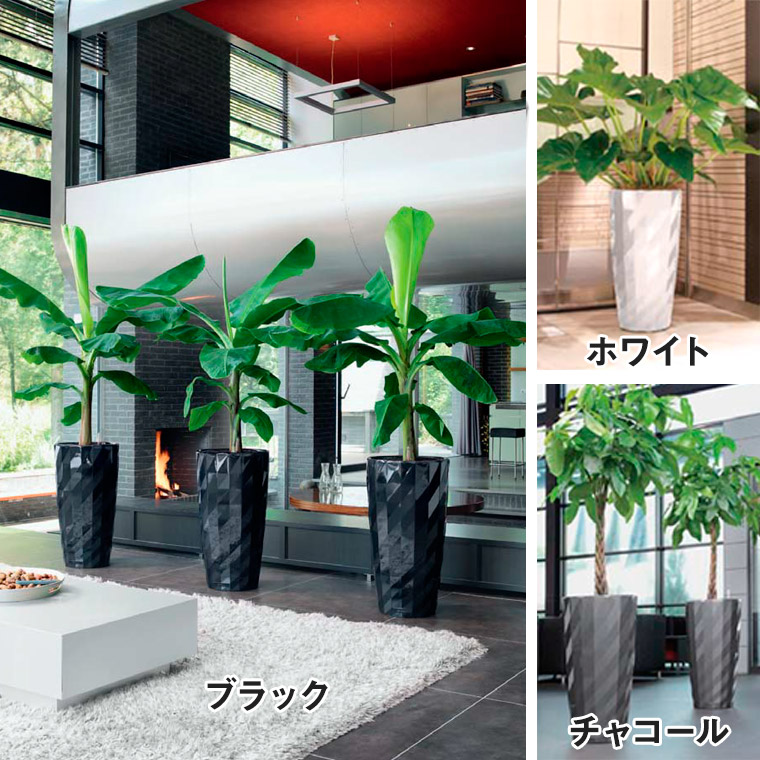 レチューザ LECHUZA ディアマンテ40 DIAMANTE プランター 底面灌水 LE