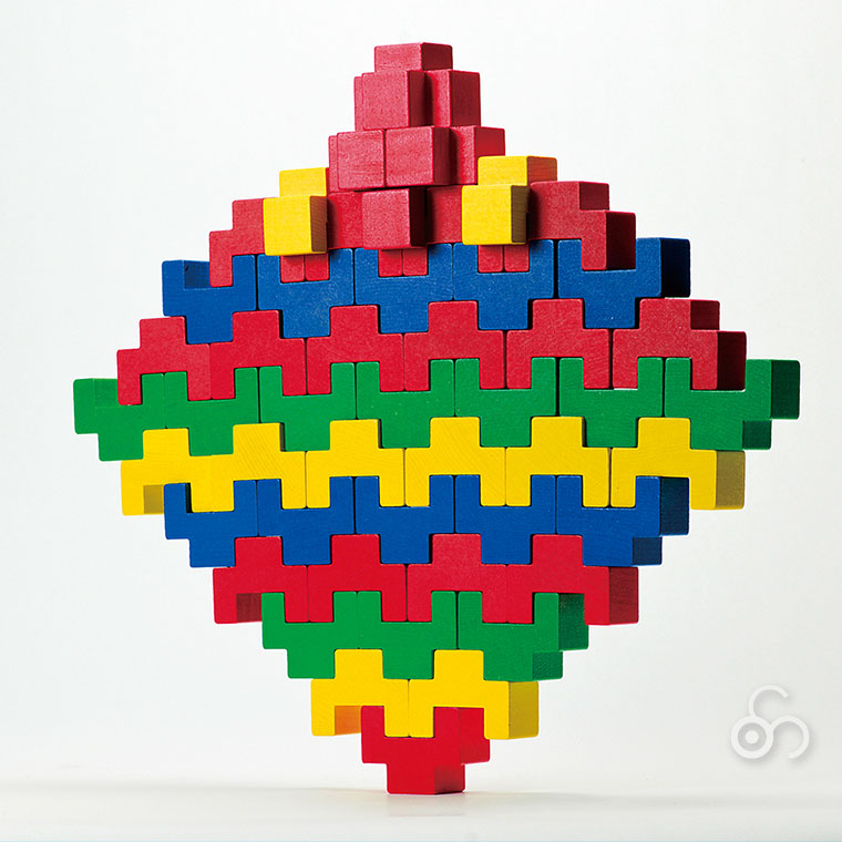 レシオ トーテム48 LE3048 知育玩具 おもちゃ 積木 積み木 1歳 2歳 3歳