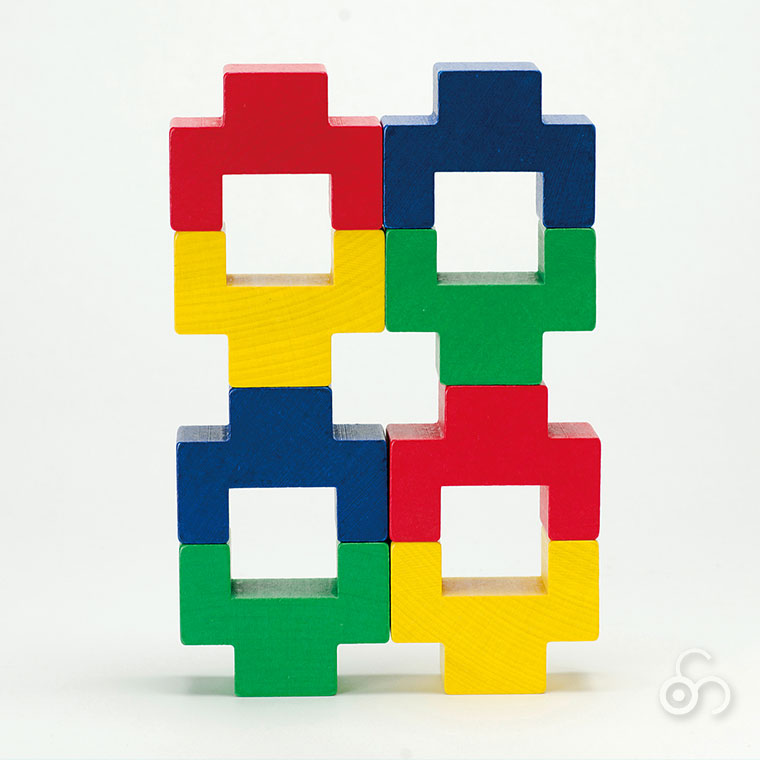 レシオ トーテム48 LE3048 知育玩具 おもちゃ 積木 積み木 1歳 2歳 3歳