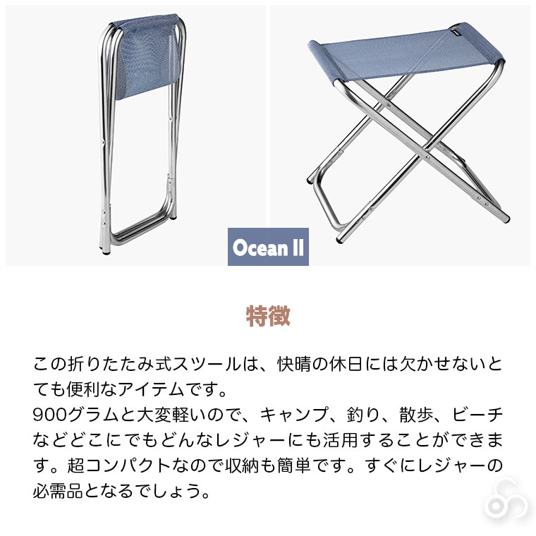 Sgabello Pieghevole Lafuma - Leggero, Compatto, In Alluminio E Batyline, Grigio