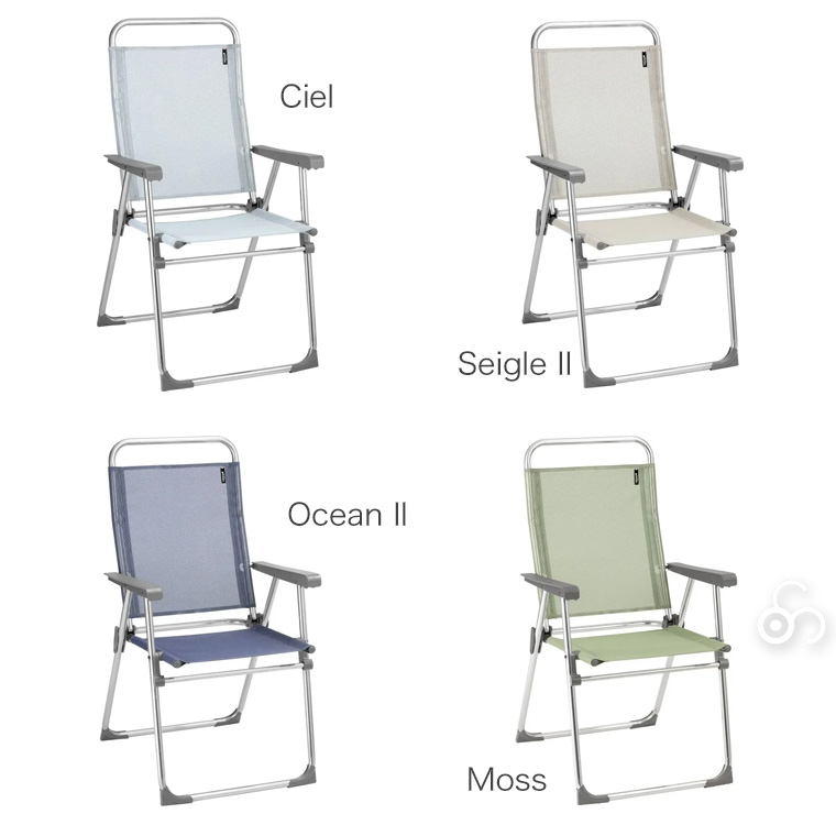 Lafuma 折りたたみ式アウトドアチェア ホワイト Lafuma Mobilier mobilier ラフマモビリエ キャンプアームチェア ALU