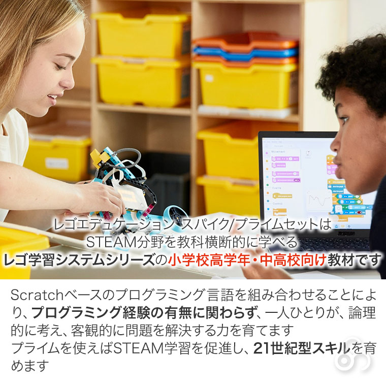 LEGO（レゴ） レゴエデュケーション SPIKE プライム Set 45678 STEAM 