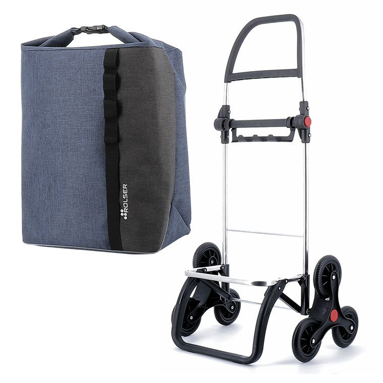 ROLSER（ロルサー） ショッピングカート 6輪+ROLL TOP (6輪フレーム+