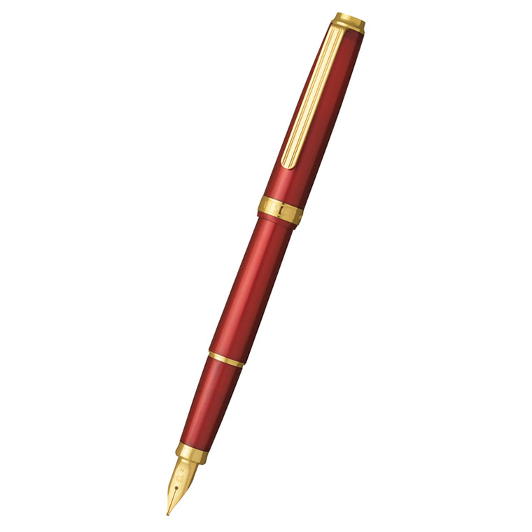 プラチナ 万年筆 BISO 細字 フレイムレッド PTL-15000 #11-2 M47810 
