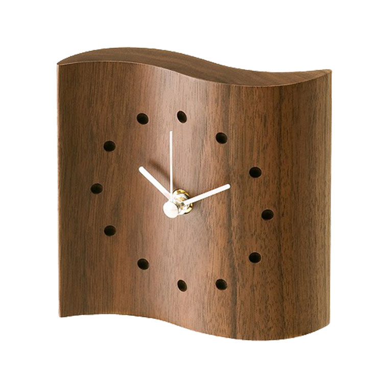 cosine (プレゼント付) コサイン 置時計 マイン時計 小 ウォルナット