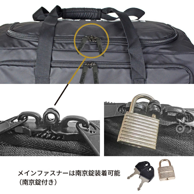 Number ナンバー ボストンキャリー 75L 61000 スーツケース キャリーケース スポーツの画像