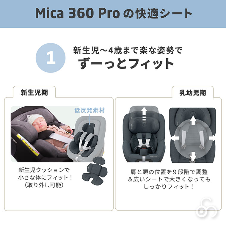 MAXI-COSI（マキシコシ） マイカ 360 プロ チャイルドシート ジュニア 