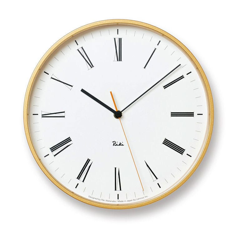 Lemnos レムノス RIKI CLOCK（リキ クロック）細字 サイズ大 レムノス RIKI CLOCK S WR-0401S (時計) 価格比較 - 価格.com