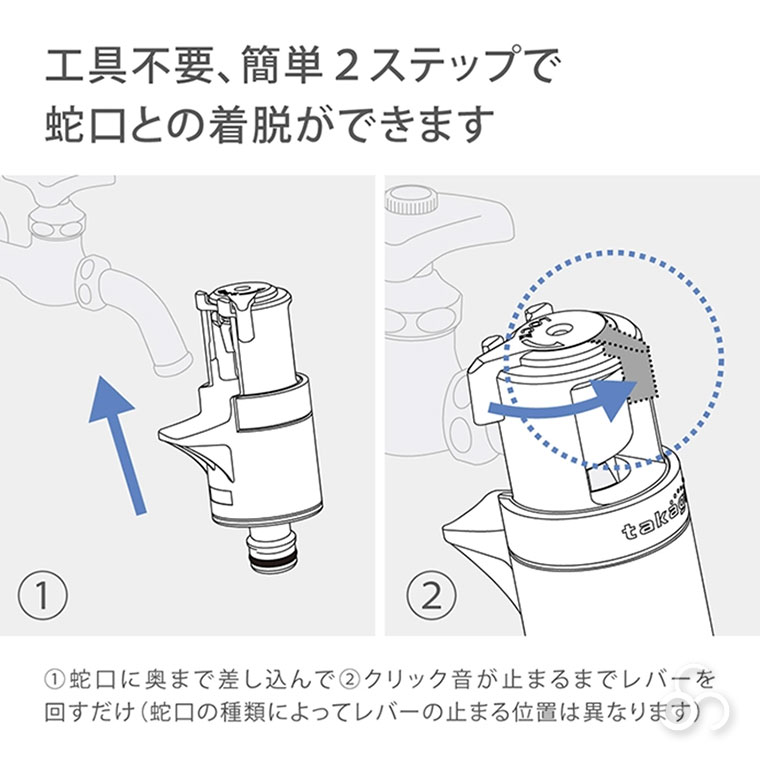 タカギ takagi オーロラNANO 10m CG チャコールグレー RM110CG