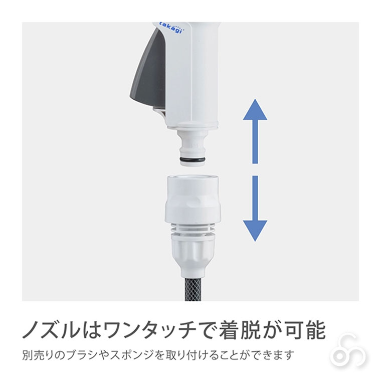 タカギ takagi オーロラNANO 10m CG チャコールグレー RM110CG