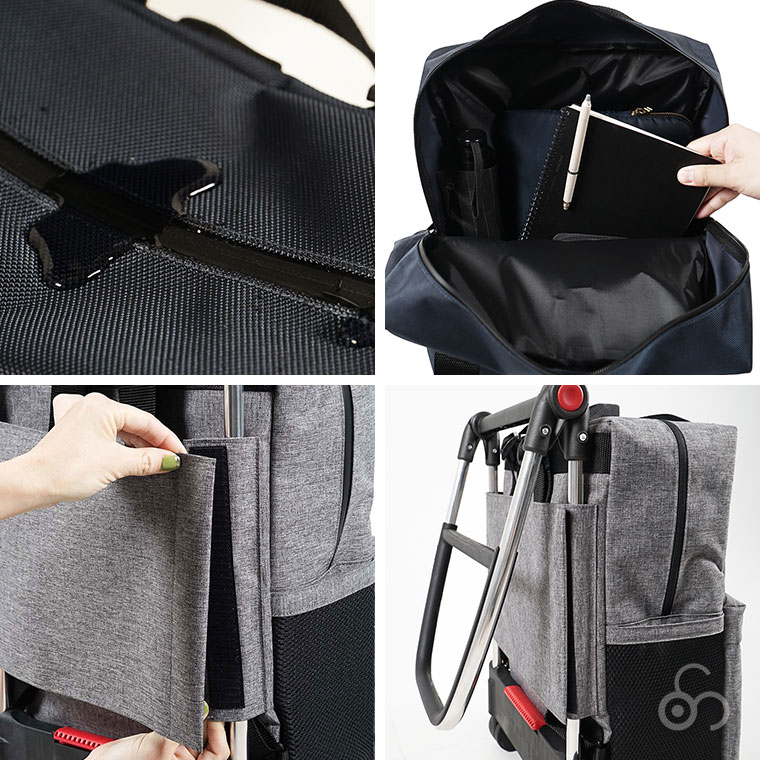 ROLSER キャリーカート ダークグレー ROLSER（ロルサー） キャリーカート 20L リュック バックパック