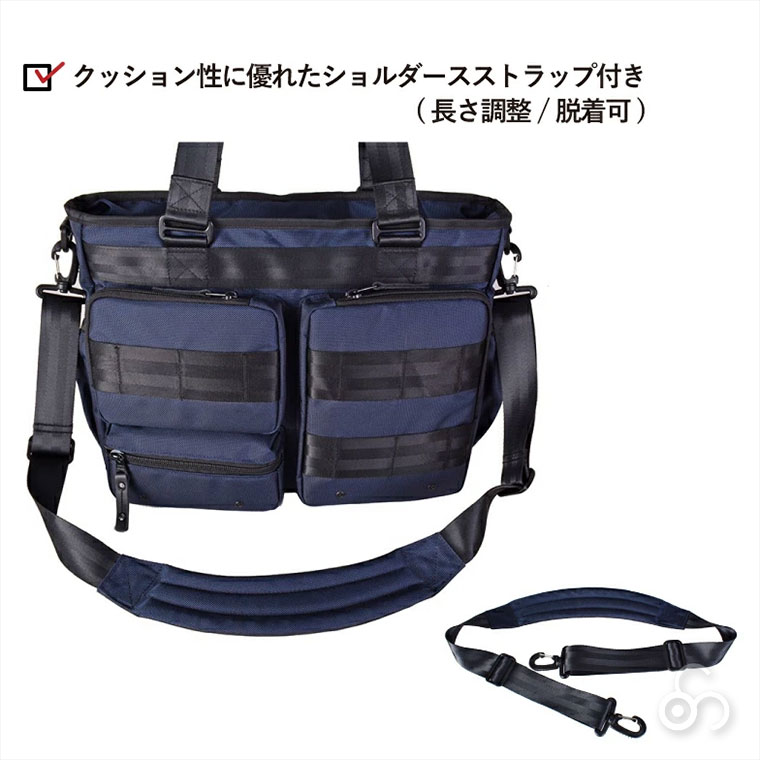 ROTHCO（ロスコ） ショルダー ROTHCO 2wayビジネストート ブラック
