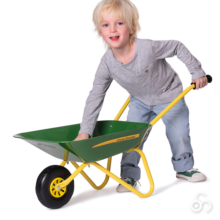 ロリートイズ rolly toys ロリー クラシックサマー John Deere一輪車 RT271986 子供 おもちゃ 子供用 園芸 手押し車 手押しカートの画像