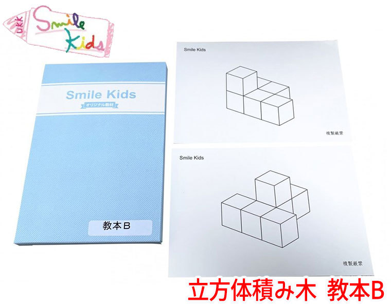Smilekids スマイルキッズ 立方体積み木 教本Ｂ パターンブック ニキーチン 幼児教育 お受験 知育玩具 SK-018