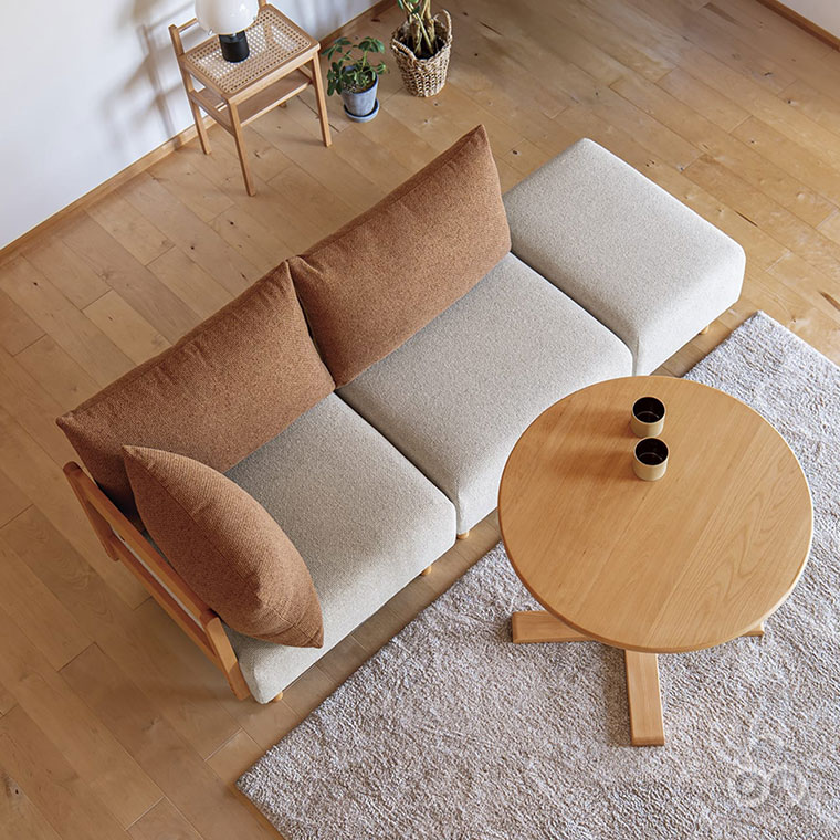 SELF セルフ オットマン アイボリー SLFSF001OIV