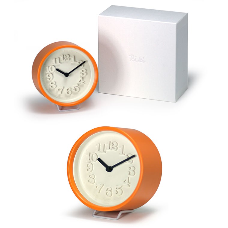 小さな時計（ブロンズ） 渡辺力　タカタレムノス　Lemnos Riki Watanabe（リキワタナベ） Lemnos レムノス 小さな時計 ブロンズ