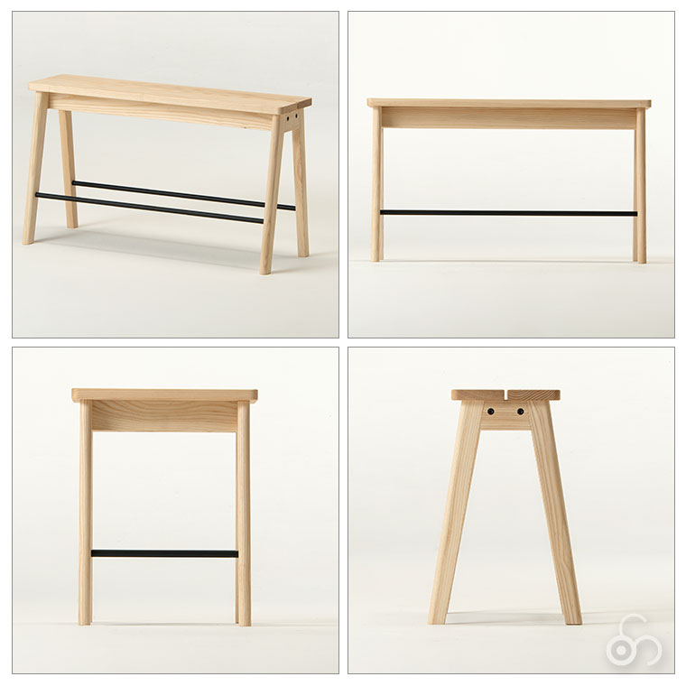 cosine（コサイン） (プレゼント付) シューラックベンチ ナチュラル ST