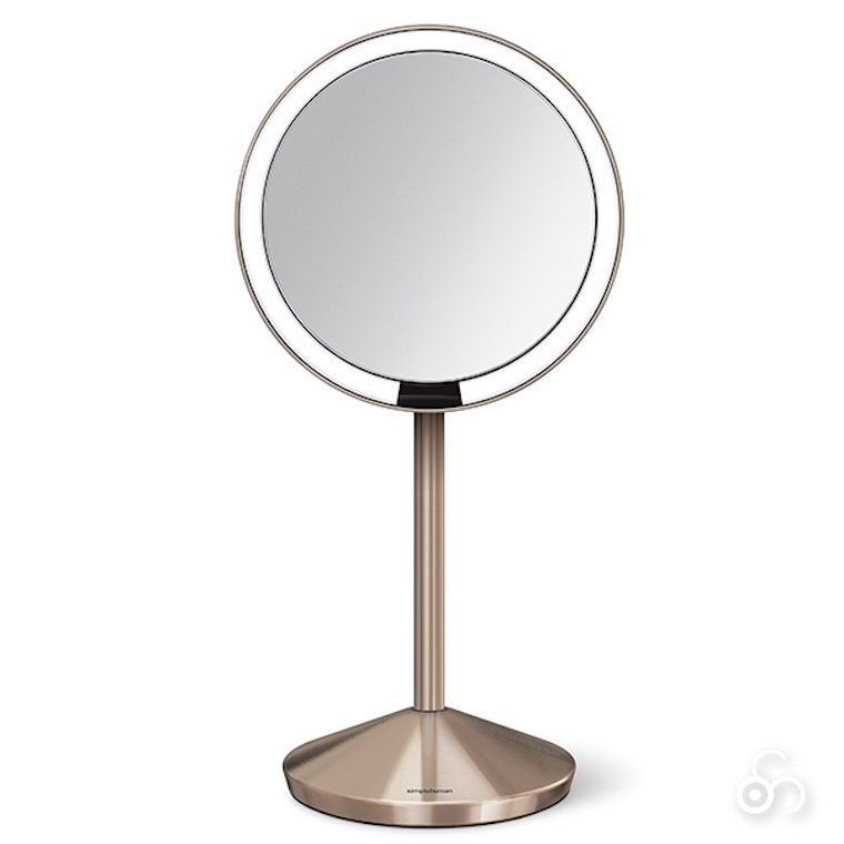 simplehumanセンサーミラー ミニ化粧鏡 10倍率 拡大鏡ローズゴールド simplehuman（シンプルヒューマン） (正規品) SIMPLEHUMAN ST3004