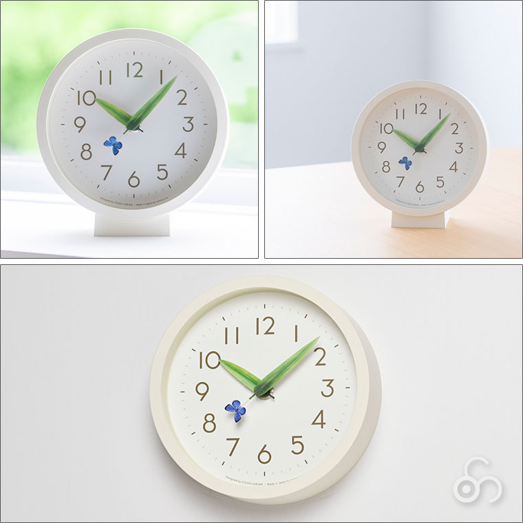 Lemnos（レムノス） とまり木の時計 mini SUR20-06 掛け時計 置き時計