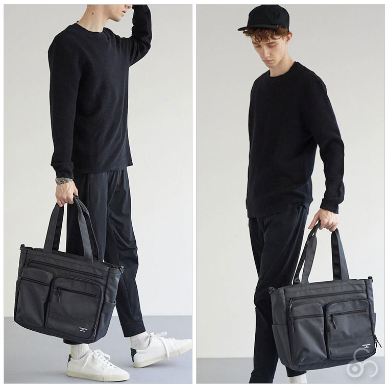 スクアーロワークス High Density Polyester ユーティリティトート トートバッグ 2WAY ショルダー 撥水 防水 メンズ レディース SW-DG003 関連画像4