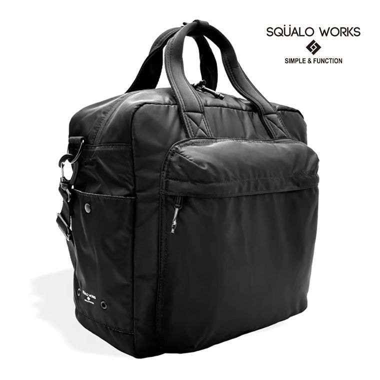 SQUALO WORKS スクアーロワークスビジネスバッグ ブラック サンワショッピング - SQUALO WORKS（スクアーロ ワークス）｜Yahoo
