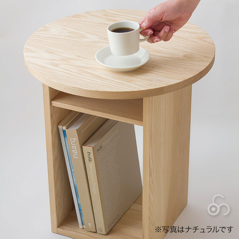 cosine（コサイン） (プレゼント付) ボックスサイドテーブル ブラック