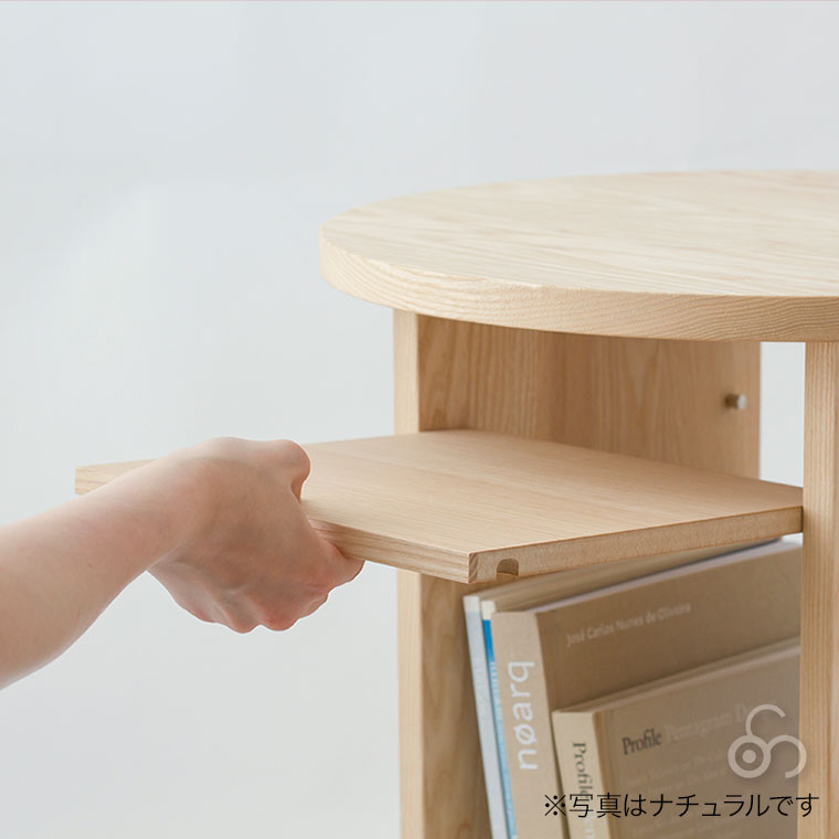 cosine（コサイン） (プレゼント付) ボックスサイドテーブル ブラック