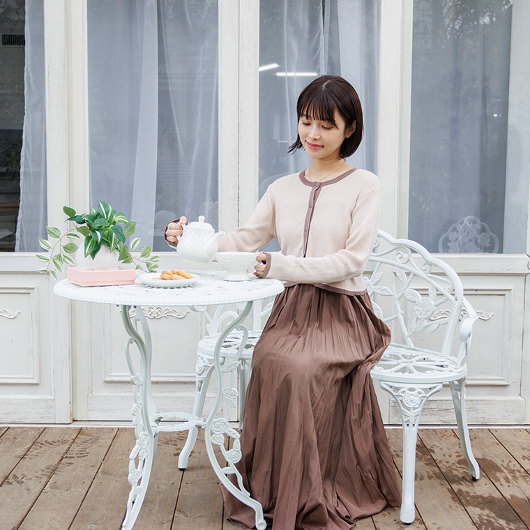 リビングアウト ローズアルミガーデンベンチ 谷村実業 ガーデン